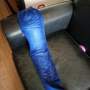 Urban Planet Blue Embellished Women's Jeggings